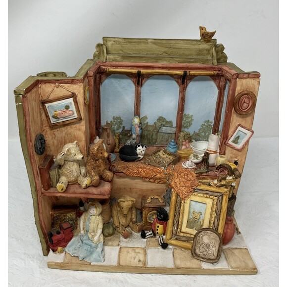 Peter Fagan Colour Box Bears Cats THE CURIOS SHOP Made in Scotland TC001 RARE - Picture 1 of 16